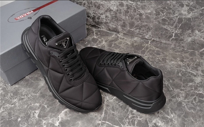 PRADA QUILTED NYLON SNEAKERS - PRD041