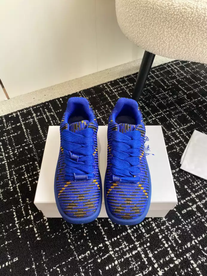 BURBERRY CHECKED KNITTED SNEAKERS - BBR100