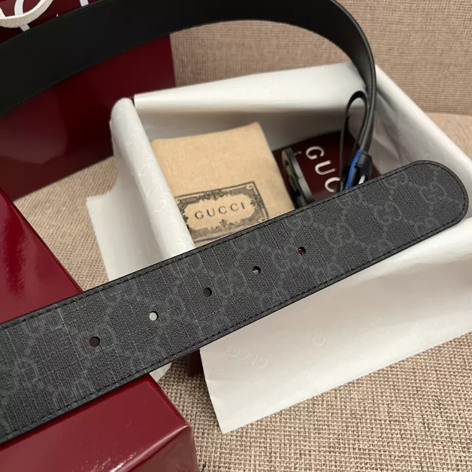 GUCCI BELT WITH INTERLOCKING G BUCKLE 4CM - B103