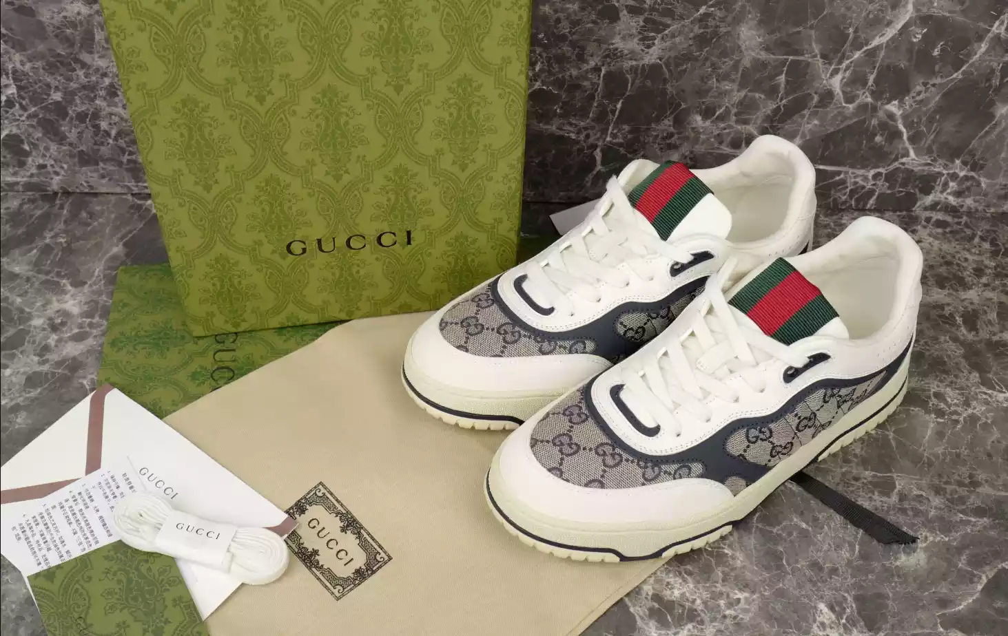 MEN'S GUCCI RE-WEB SNEAKER - GC265